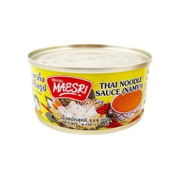 Mae Sri Thai Noodle Sauce Namya - A delicious, spicy noodle sauce ideal for preparing traditional Thai Namya noodle dishes with a rich and aromatic flavor.