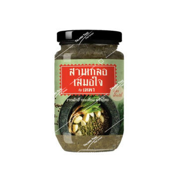Saam Kler Minced Coriander Roots, Garlic & Pepper - A fragrant blend of minced coriander roots, garlic, and pepper, ideal for enhancing the flavor of Thai dishes.