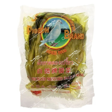 Package of Pigeon Pickled Mustard Greens with Chilli 350g.
