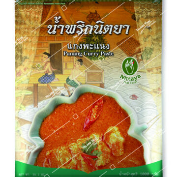 Nittaya Panang Curry Paste – A fragrant and flavorful Thai curry paste, ideal for making traditional Panang curry with a creamy, spicy finish.