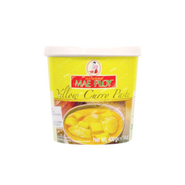 Jar of Mae Ploy Yellow Curry Paste 400g.