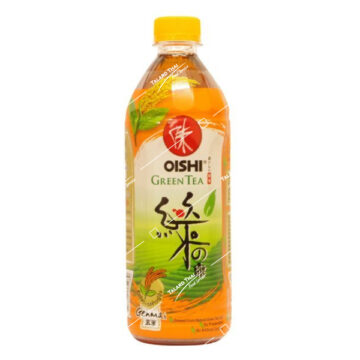 Bottle of Oishi Green Tea Genmai 380ml.