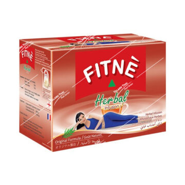 Box of Fitne Original Herbal Infusion tea 40g (20 bags), 100% natural senna leaf herbal tea