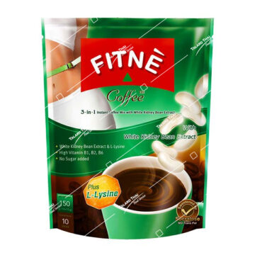 Fitne Diet Coffee 3 in 1 with White Kidney Bean Extract 150g, sugar-free weight control coffee with vitamins