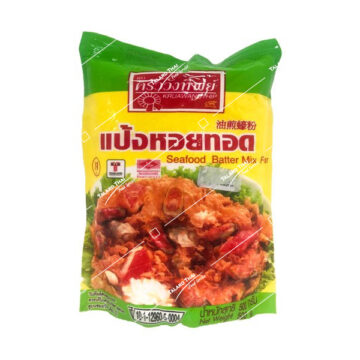 Krua Wang Tip Seafood Batter Mix - Ideal for making crispy batter for seafood dishes, enhancing your Thai fried seafood experience.
