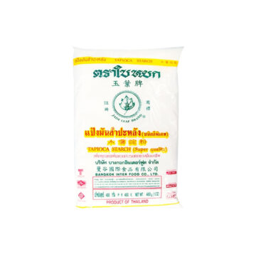 Bag of Jade Leaf Tapioca Starch 500g, super quality Thai starch for thickening and desserts