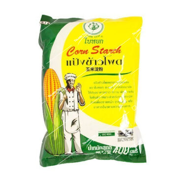 Bag of Jade Leaf Corn Starch 400g, premium Thai thickening agent and baking flour, vegan friendly