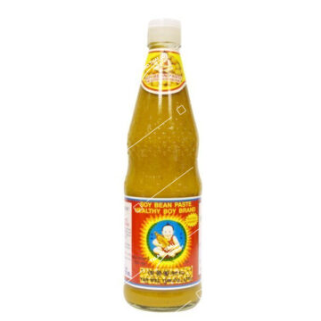 Healthy Boy Soy Bean Paste bottle (700ml), highlighting its traditional Thai recipe for authentic culinary experiences.