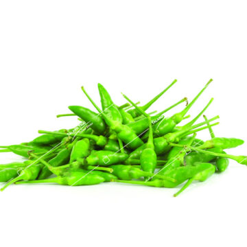 Pile of Fresh Thai Bird's Eye Chillies (Prik Kee Noo Suan), 100g