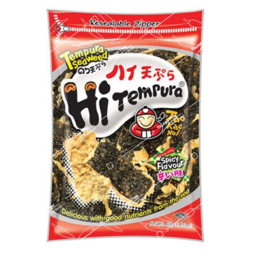 Package of Tao Kae Noi Hi Tempura Seaweed Spicy Flavour 40g.