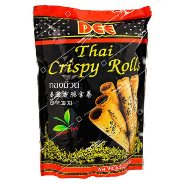 Package of Dee Crispy Rolls Green Tea Flavour 150g.