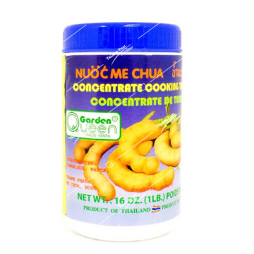 Jar of Garden Queen Concentrate Tamarind 454g, authentic Thai tamarind paste for cooking, vegan and gluten-free