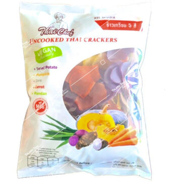 Packet of Thai Chef Uncooked Thai Vegetables Crackers
