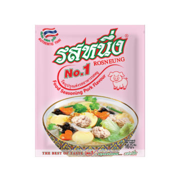 Sachet of Rosneung Seasoning Pork Flavour (160g), authentic Thai pork seasoning