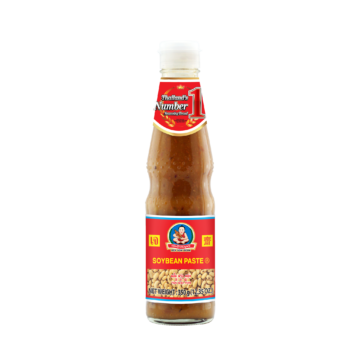 Bottle of Dek Som Boon Soybean Paste (350g), Authentic Thai Tao Jiao for stir-fries
