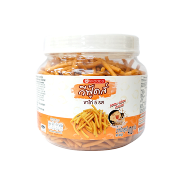 Jar of VFoods Tasty Sticks Biscuits (Kha Kai 5 Rot)