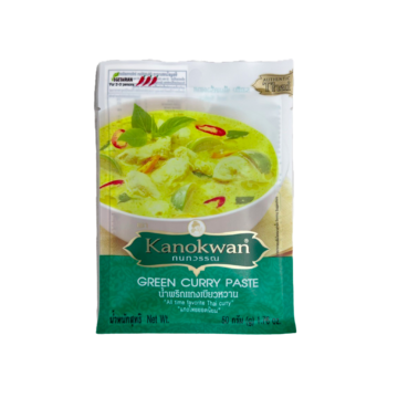 Packet of Kanokwan Green Curry Paste (50g), Authentic Thai Green Curry Base