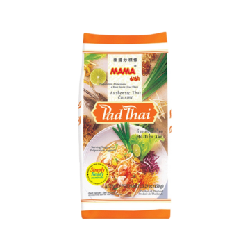 Pack of Mama Instant Pad Thai Noodles, Authentic Thai Cuisine, 150g