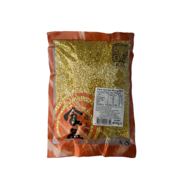 Chang Peeled Split Mung Beans 400g packaging showing yellow split beans.