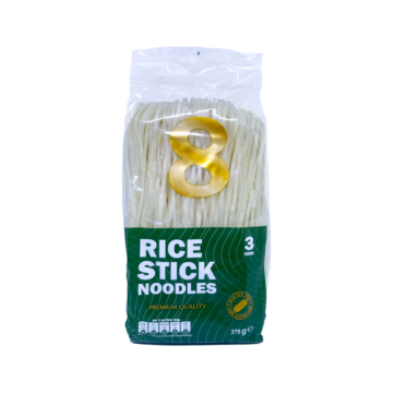 Pack of Number 8 Rice Stick Noodles 3mm