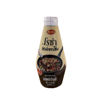 Roza Chef at Home Black Pepper Sauce 330g squeeze bottle for stir-fry and steak.