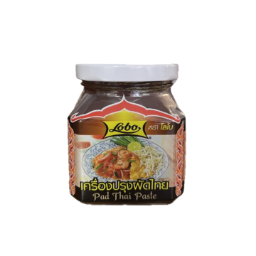 Lobo Pad Thai Paste – A jar of flavorful Pad Thai paste, ready to elevate your Thai cooking with authentic taste and easy preparation.
