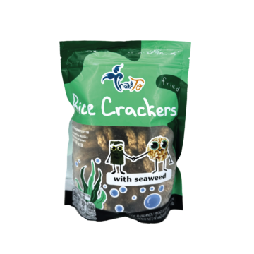 Thai To Rice Crackers Seaweed Flavour – Crispy rice crackers with savory seaweed seasoning for a satisfying snack