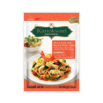 Sachet of Kanokwan Pad Cha Sauce (Spicy Stir-Fry Sauce)