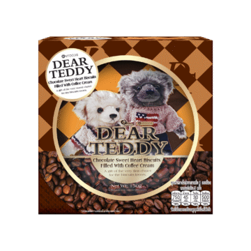Box of Dear Teddy Sweetheart Biscuits with Coffee Cream