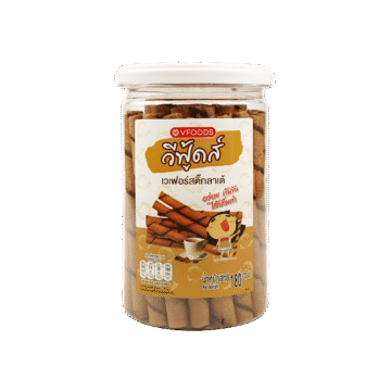 Snack tub of VFoods Wafer Rolled Sticks with Coffee Cream