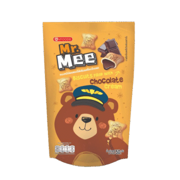 Packet of Mr. Mee Chocolate Cream Filled Biscuits