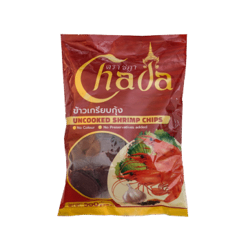 Packet of Chada Uncooked Prawn Crackers (Shrimp Chips)