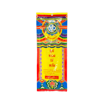 Packet of White Cloud Smokeless Incense Sticks (Thup Hom Rai Khwan) 65G