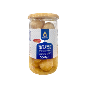 Jar of Thai Crown Palm Sugar Mini Discs