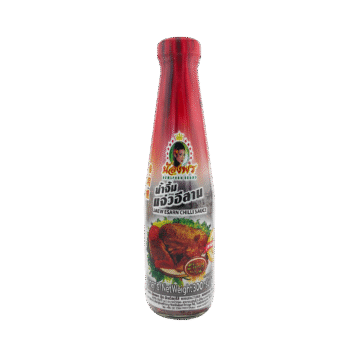 Bottle of Nongporn Jaew Esarn Chilli Sauce (Thai Steak Sauce), 300g