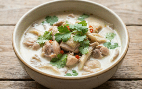 Tom Kha Gai (Thai coconut chicken soup)